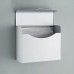 Renovatsh The Space Aluminum Toilet Paper Holder Toilet Toilet Water  Toilet Paper Tray Paper Towel Box With Tray Paper Towel Rack Space  Aluminum Dual-Compartment Traydurable Modern Minimalist Deco - B079WSDZGW